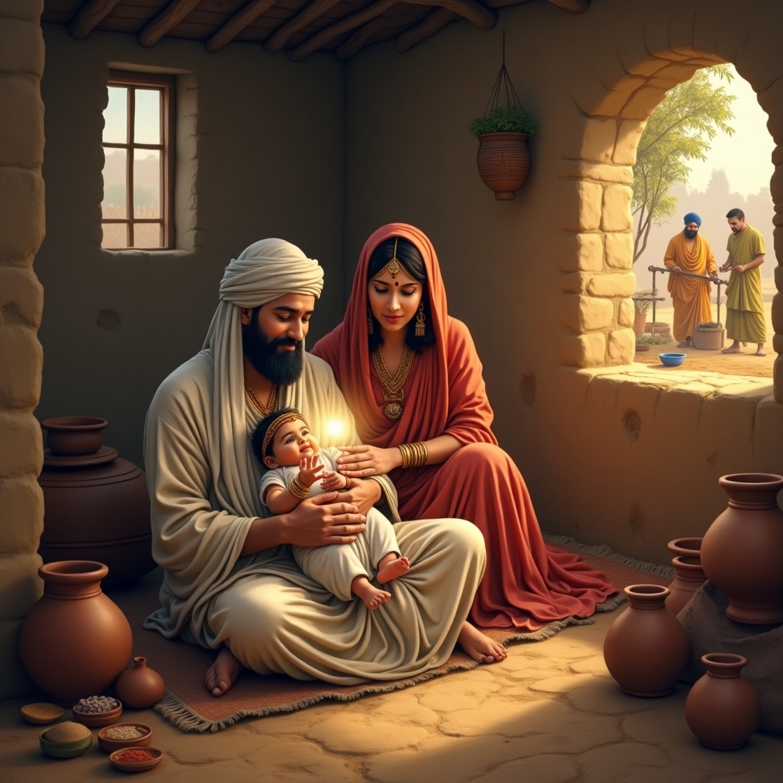 History of Sri Guru Amardas ji in Punjabi-ਗੁਰੂ ਅਮਰਦਾਸ ਜੀ ਦੀ ਪੰਜਾਬੀ ਵਿੱਚ ਜੀਵਨੀ 2 Guru amardas ji birth
