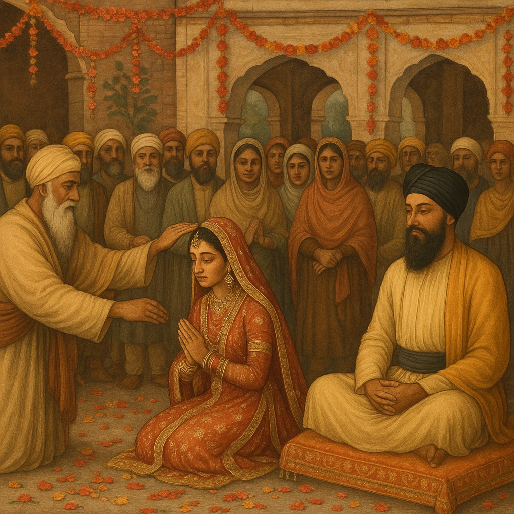 Guru Arjan Dev Ji History in Punjabi Language 3 Sri Guru Arjan Dev Ji Marriage