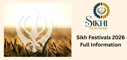 Sikh Festivals 2026 calender